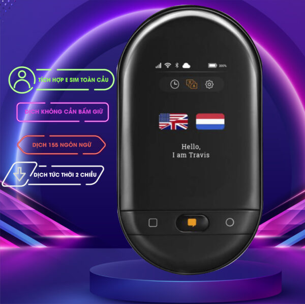Travis King Jim 2026 – Máy Phiên Dịch Sử Dụng Được Trực Tiếp 155 Ngôn Ngữ Công Nghệ Đến Từ Hà Lan