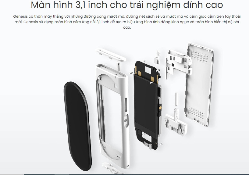 Máy Phiên Dịch Langogo Genesis màn hình 3.1inch Máy Phiên Dịch Langogo Genesis màn hình 3.1inch