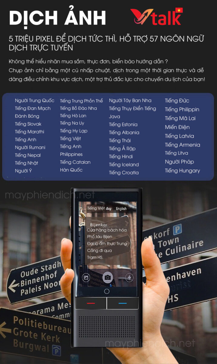 VTalk Go+ 2026 - Máy Phiên Dịch Thương Hiệu Việt Nam Dịch Tức Thời Cực Nhanh VTalk Go+ 2026 - Máy Phiên Dịch Thương Hiệu Việt Nam Dịch Tức Thời Cực Nhanh