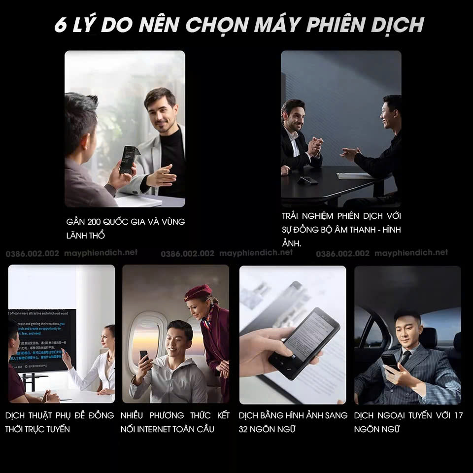 Iflytek - Máy Phiên Dịch Có 2 Màn Hình Cảm Ứng
