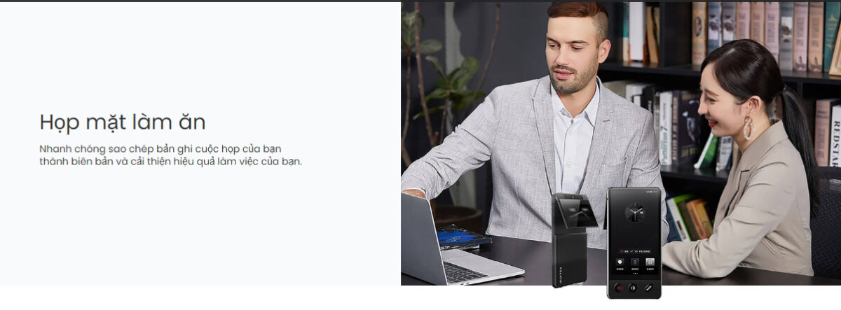 Máy Phiên Dịch Iflytek họp mặt