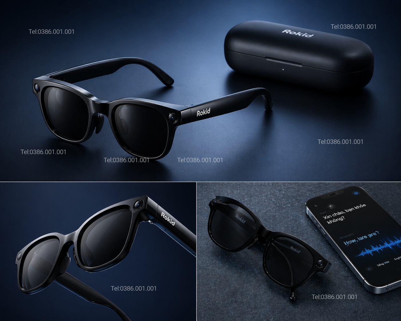 Kính phiên dịch Rokid AI Smart Glasses 2026 - Sản phẩm kính phiên dịch thông minh tích hợp AI tối ưu