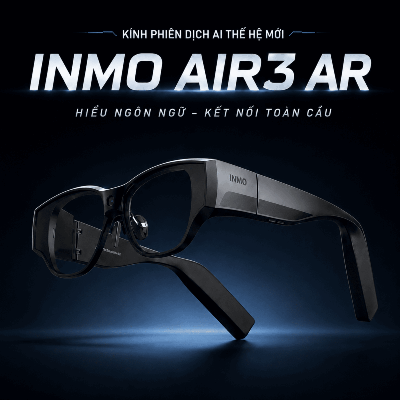 INMO AIR3 2026 -   Kính Thông Minh Phiên Dịch AI Theo Thời Gian Thực Hiển Thị Sắc Nét Với Màn Hình Sony Micro-OLED
