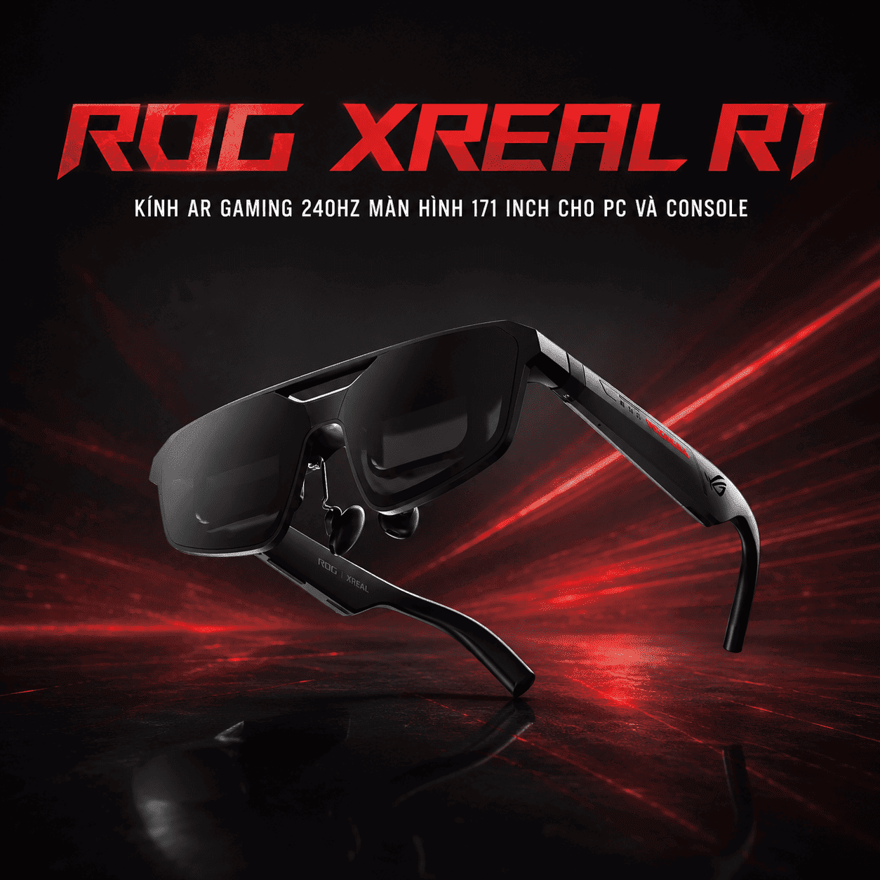 ROG XREAL R1 – Kính AR Gaming 240Hz Màn Hình 171 Inch Cho PC Và Console ROG XREAL R1 – Kính AR Gaming 240Hz Màn Hình 171 Inch Cho PC Và Console