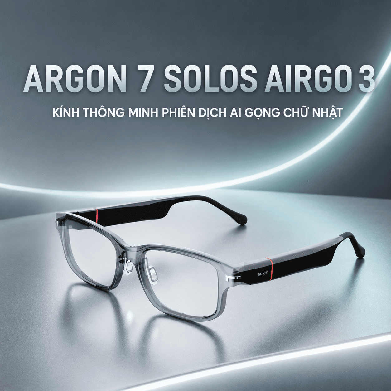 Argon 7 Solos AirGo 3 – Kính Thông Minh Phiên Dịch AI Gọng Chữ Nhật Argon 7 Solos AirGo 3 – Kính Thông Minh Phiên Dịch AI Gọng Chữ Nhật