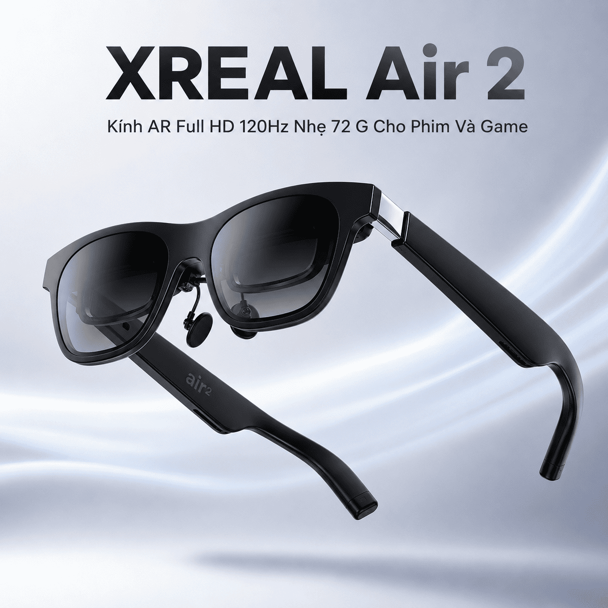 XREAL Air 2 – Kính AR Full HD 120Hz Nhẹ 72 G Cho Phim Và Game XREAL Air 2 – Kính AR Full HD 120Hz Nhẹ 72 G Cho Phim Và Game