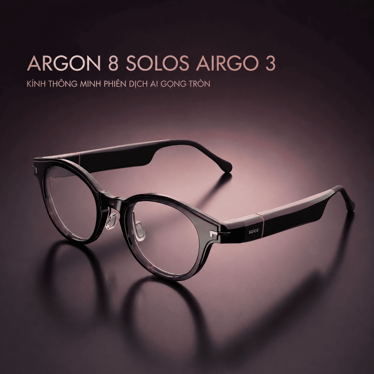Argon 8 Solos AirGo 3 – Kính Thông Minh Phiên Dịch AI Gọng Tròn Argon 8 Solos AirGo 3 – Kính Thông Minh Phiên Dịch AI Gọng Tròn