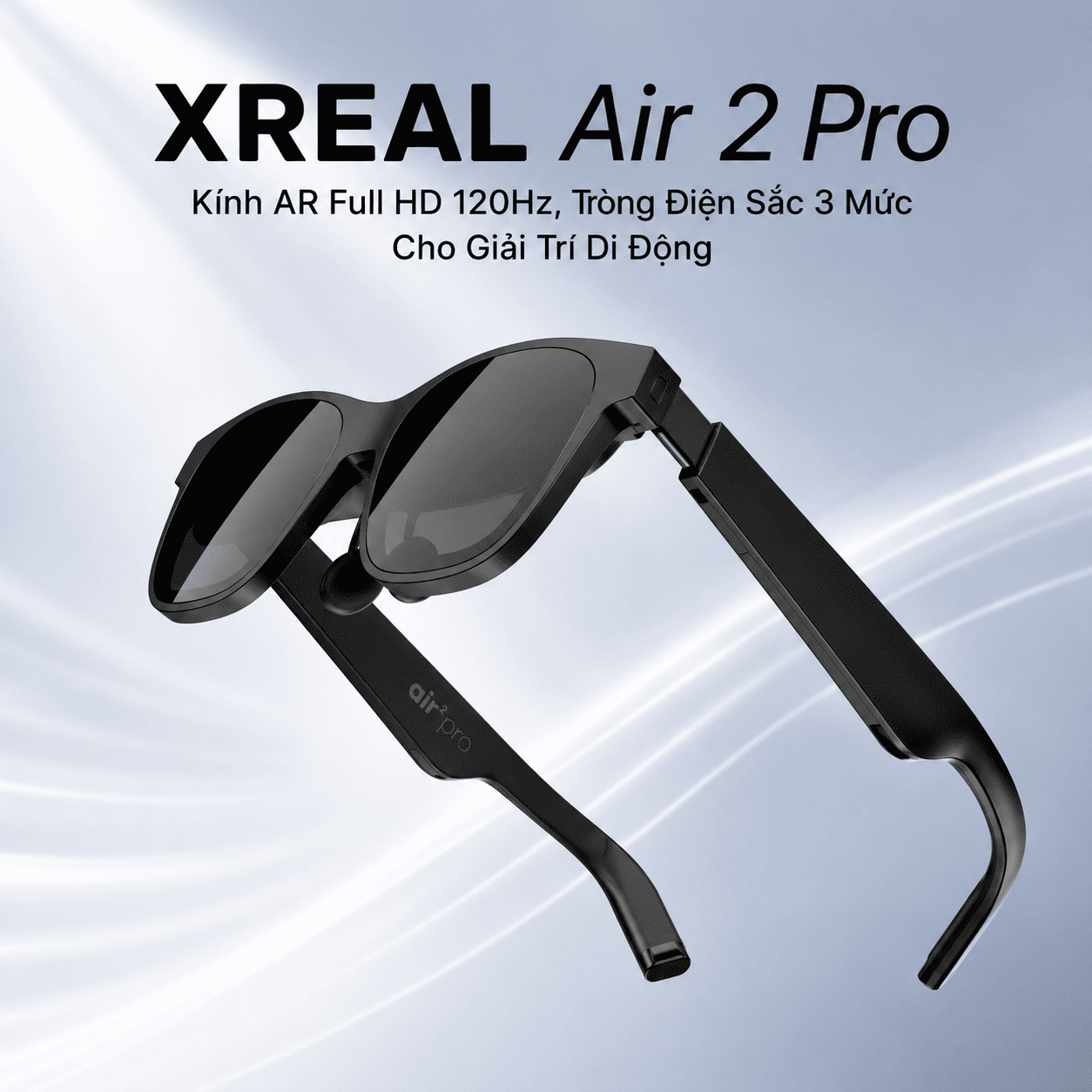 XREAL Air 2 Pro – Kính AR Full HD 120Hz, Tròng Điện Sắc 3 Mức Cho Giải Trí Di Động XREAL Air 2 Pro – Kính AR Full HD 120Hz, Tròng Điện Sắc 3 Mức Cho Giải Trí Di Động
