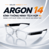 Argon 14 Solos AirGo 3 – Kính Thông Minh Tích Hợp AI Gọng Chữ Nhật Rộng Cho Nghe Gọi Rảnh Tay