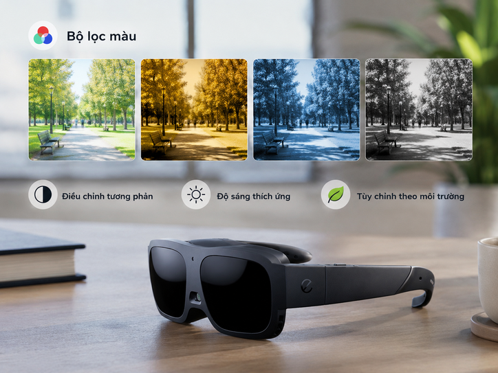 Kính hỗ trợ thị lực eSight Go – Màn hình OLED và quan sát rõ hơn