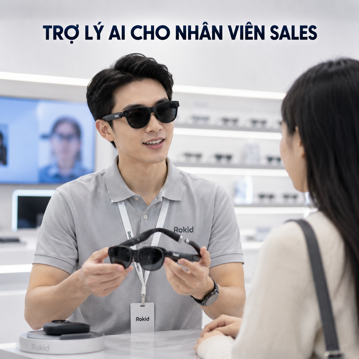 Review Kính Thông Minh Rokid Cho Nhân Viên Sales Và Tư Vấn Khách Hàng