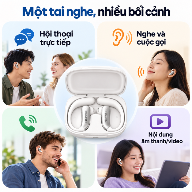 LiveTalk AI Translation Earbuds